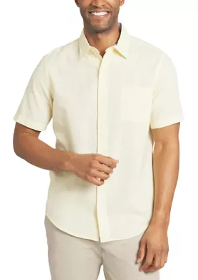 Men's Short Sleeve Chambray Shirt