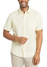 Men's Short Sleeve Chambray Shirt