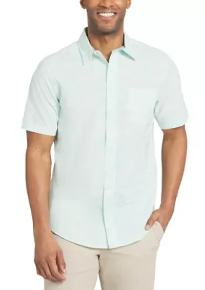 Men's Short Sleeve Chambray Shirt