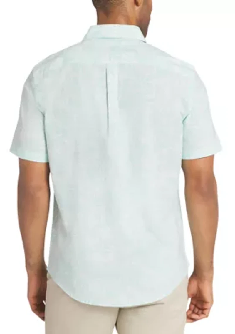 Men's Short Sleeve Chambray Shirt