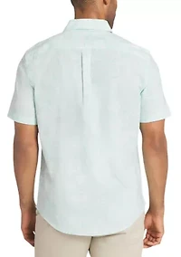 Men's Short Sleeve Chambray Shirt