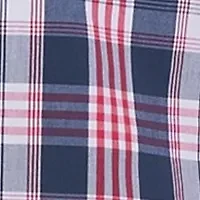 Big & Tall Easy Care Plaid Printed Woven Americana Shirt