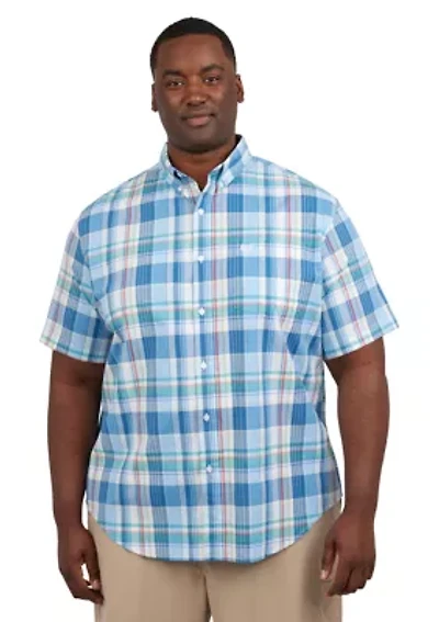 Big & Tall Easy Care Plaid Shirt