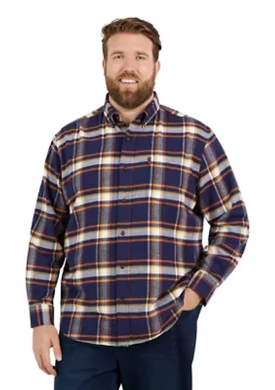 Big & Tall Fireside Flannel Shirt