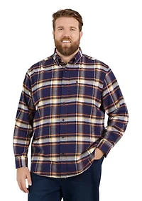 Big & Tall Fireside Flannel Shirt