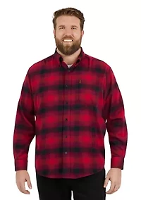 Big & Tall Fireside Flannel Shirt
