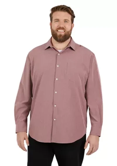 Big & Tall Everyday Performance Solid Woven Shirt