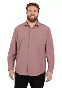 Big & Tall Everyday Performance Solid Woven Shirt