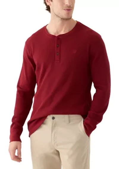 Thermal Henley T-Shirt