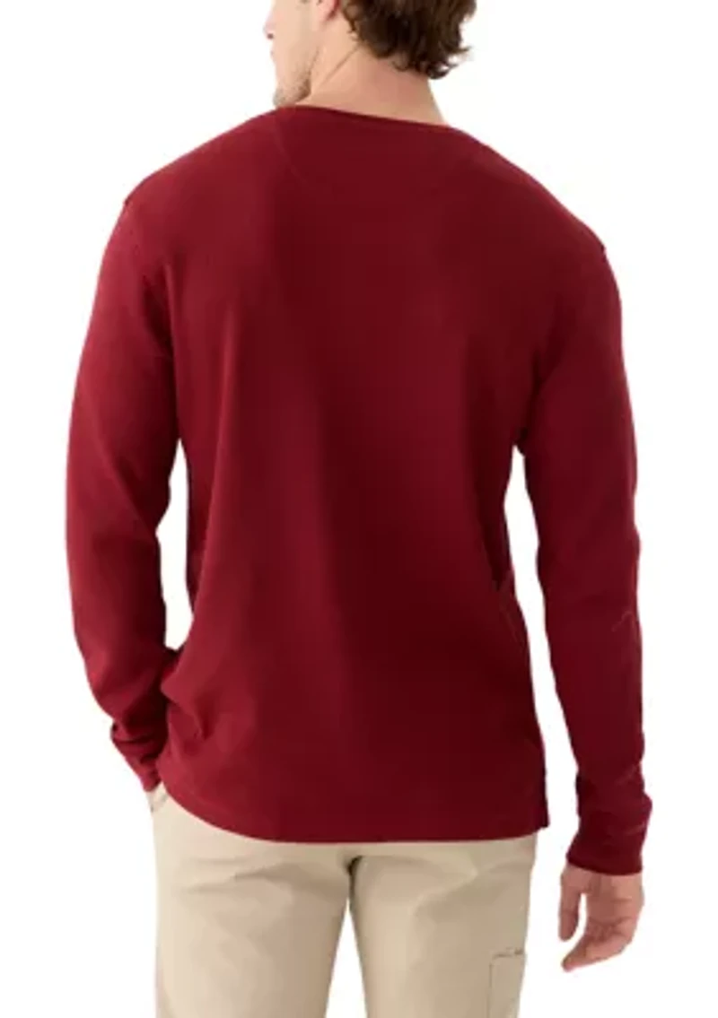 Thermal Henley T-Shirt
