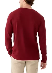 Thermal Henley T-Shirt