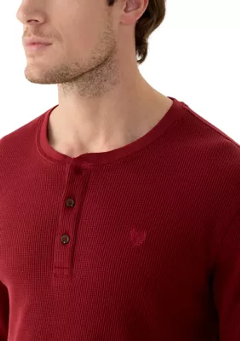 Thermal Henley T-Shirt