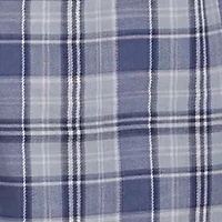 Plaid Twill Woven Long Sleeve Button Down Shirt