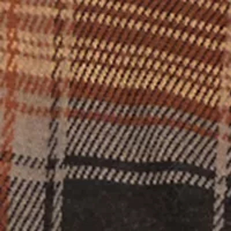 Long Sleeve Plaid Knit Flannel