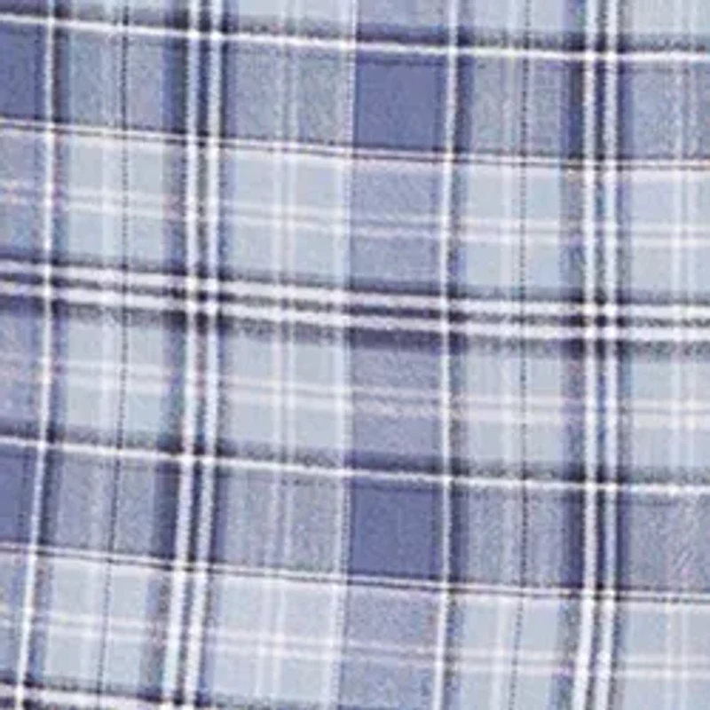 Coastland Washed Plaid Printed Cotton Slub Button Down Shirt