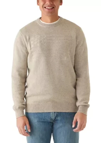 Men's Flag Novelty Crew Sweater