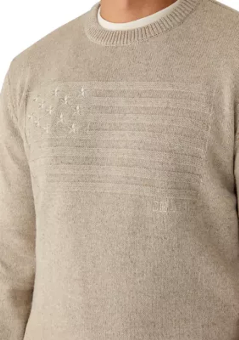 Men's Flag Novelty Crew Sweater