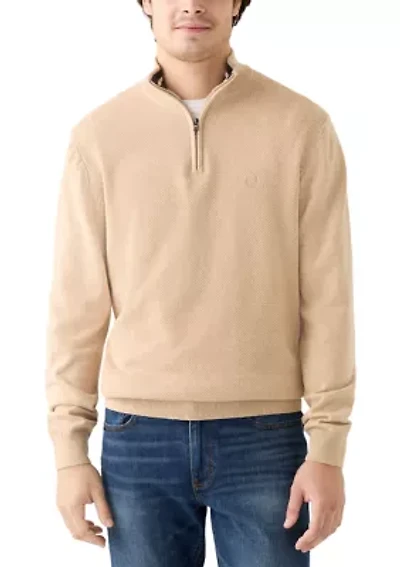 Fine Gauge 1/4 Zip Pullover