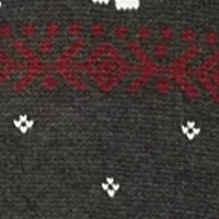 Big & Tall Printed Shawl Collar Sweater