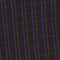 Long Sleeve Plaid Poplin Shirt