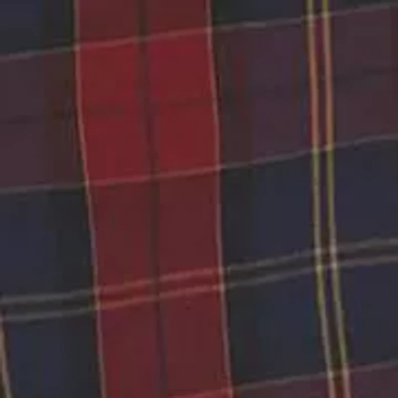 Long Sleeve Plaid Poplin Shirt