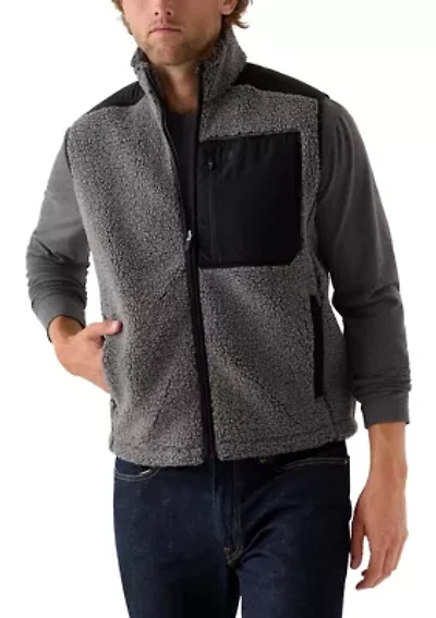 Boulder Frosted Sherpa Vest