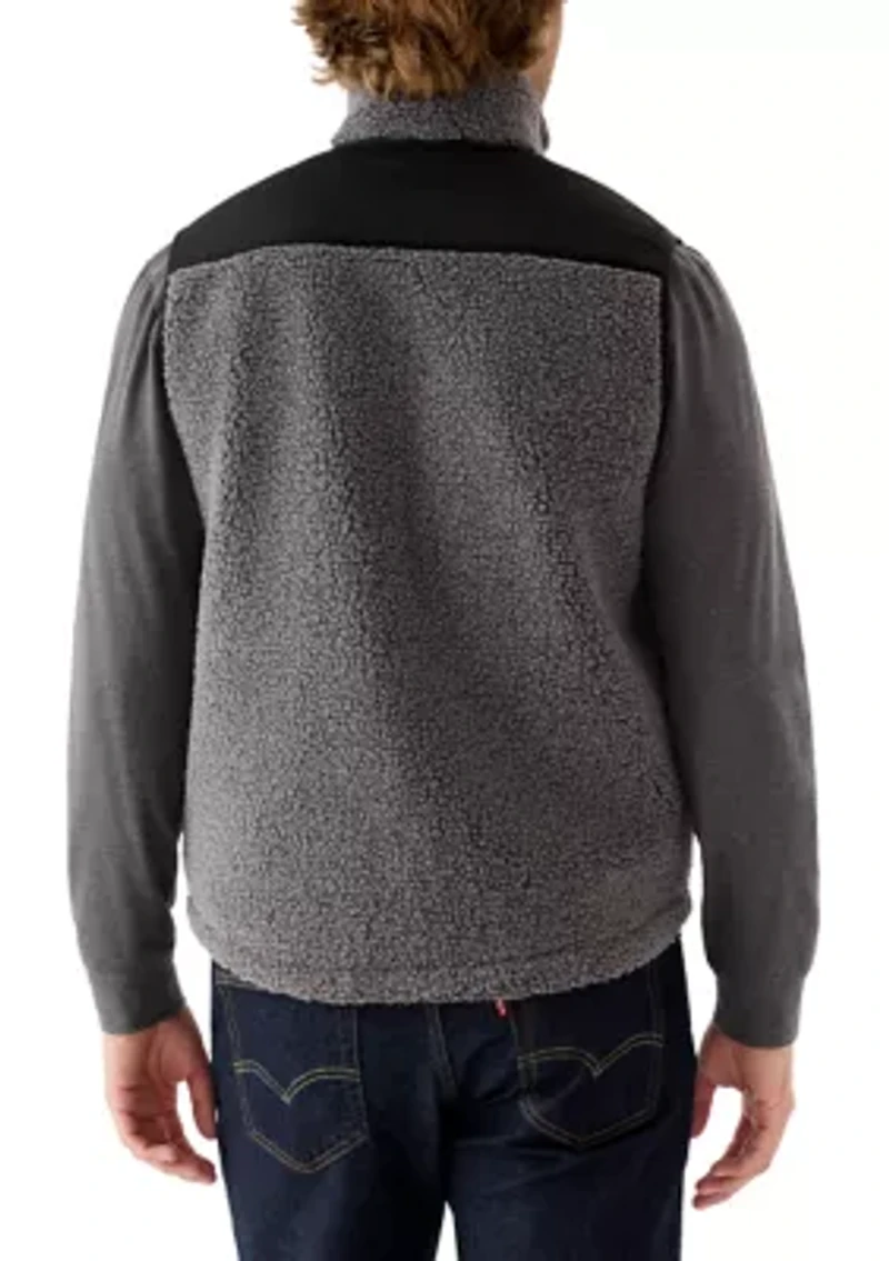 Boulder Frosted Sherpa Vest