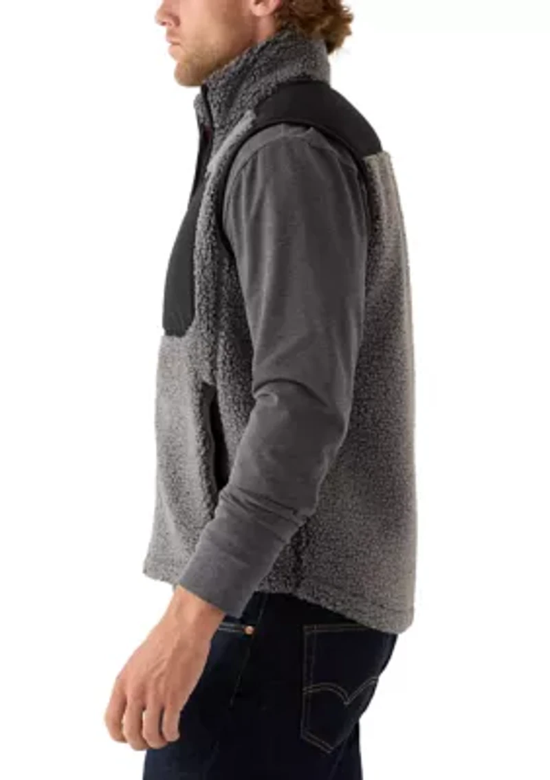 Boulder Frosted Sherpa Vest