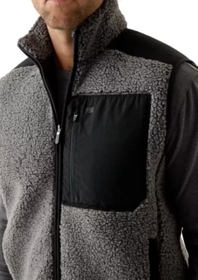 Boulder Frosted Sherpa Vest