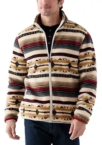 Men's Printed Vale Sherpa Jacket