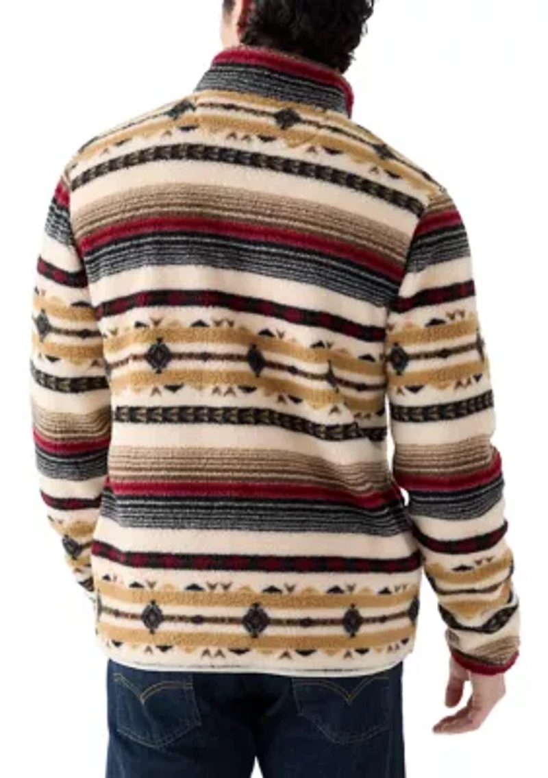 Men's Printed Vale Sherpa Jacket