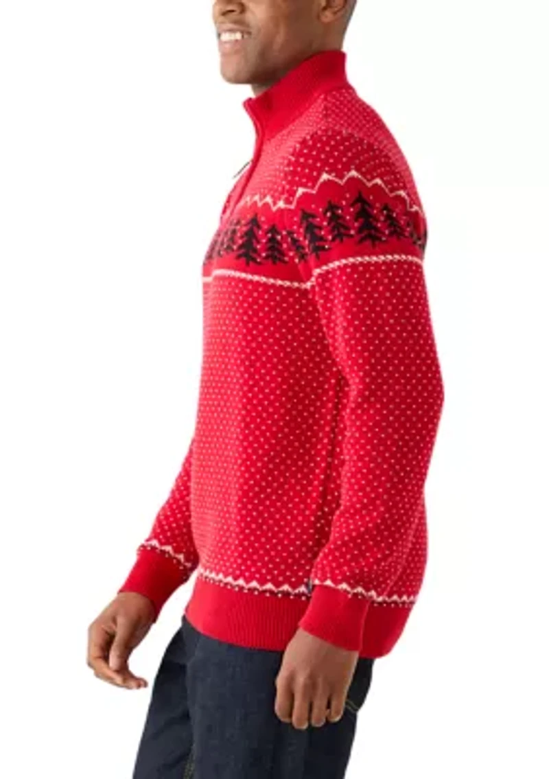 Men's Pinetree Ski 1/4 Zip Sweater