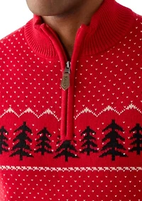 Men's Pinetree Ski 1/4 Zip Sweater