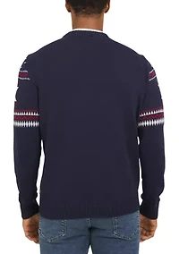 Men's Americana Moose Crewneck Sweater