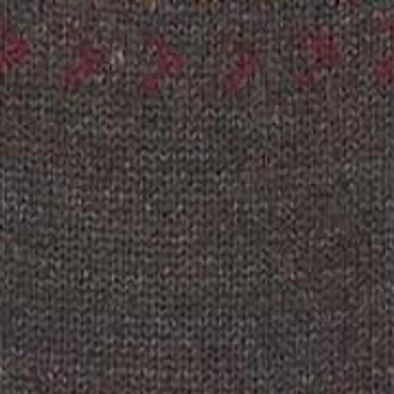 Men's Stripe Fair Isle Crew Neck Sweater