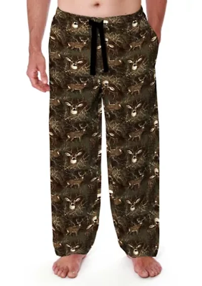 Deer Flannel Pajama Pants