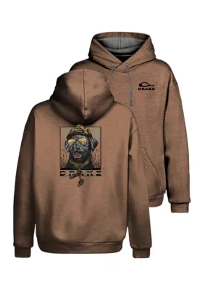 Black Lab Old School Cap Hoodie