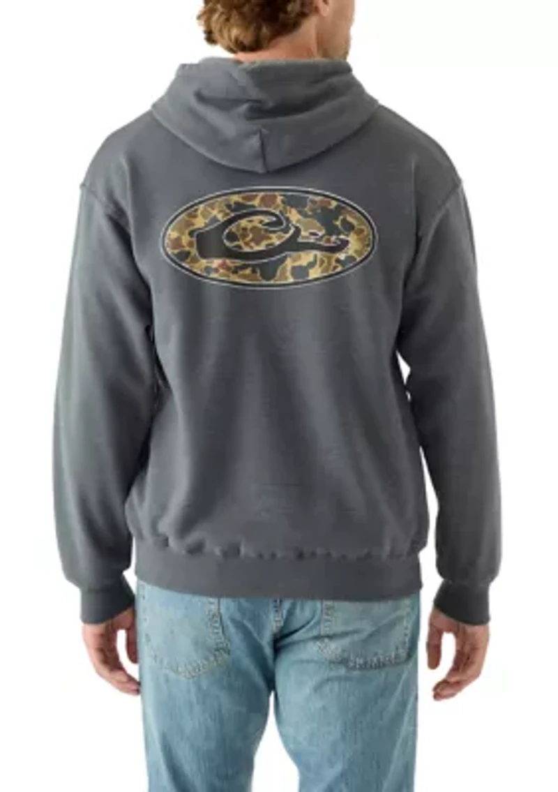 Oval Old School Logo Hoodie