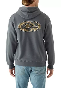 Oval Old School Logo Hoodie