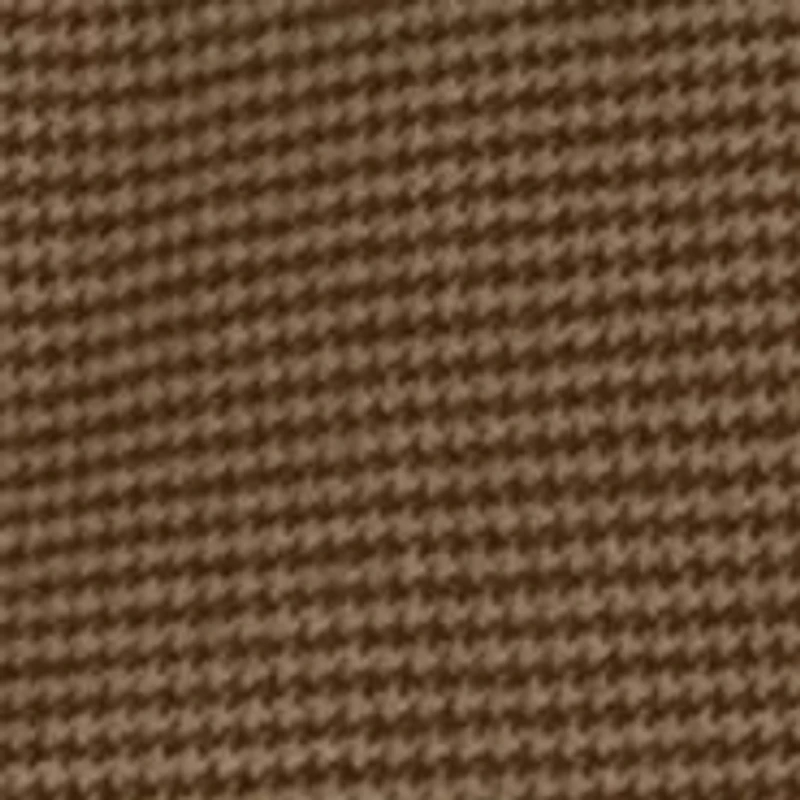 Big & Tall Long Sleeve Autumn Houndstooth Brushed Twill Shirt