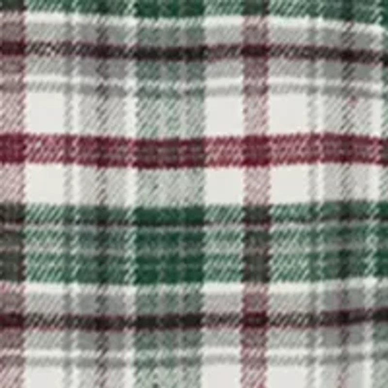 Men's Autumn Brushed Twill Plaid Button Down Long Sleeve Shirt