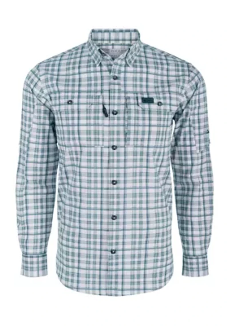 Hunter Creek Window Pane Plaid Shirt - Long Sleeve