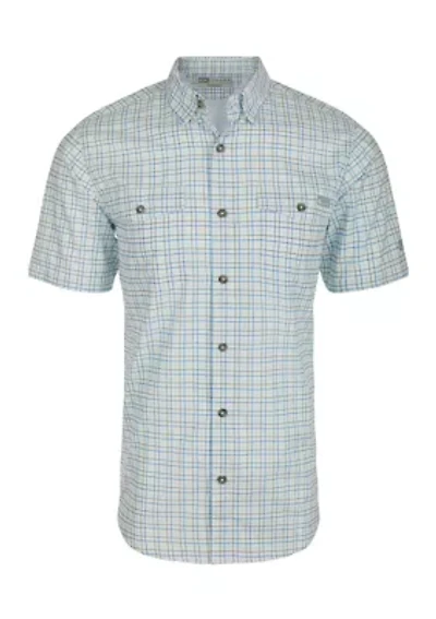 Men's Frat Button Down Short Sleeve Tattersall Shirt