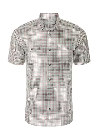 Men's Frat Tattersall Button Down Short Sleeve Shirt