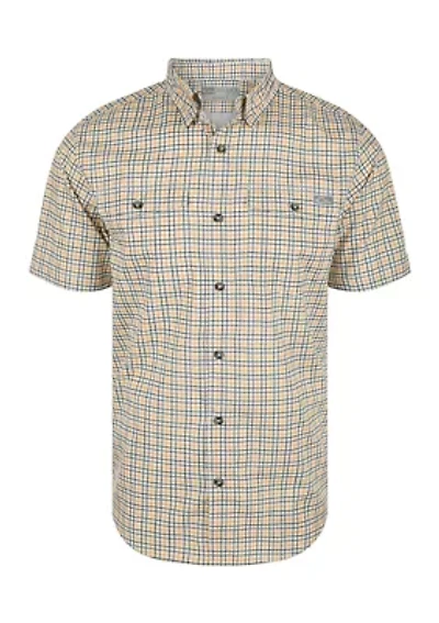 Men's Frat Tattersall Button Down Short Sleeve Shirt