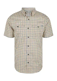 Men's Frat Tattersall Button Down Short Sleeve Shirt