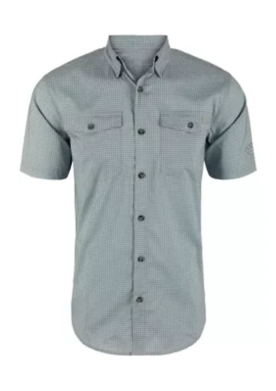 Men's Frat Gingham Check Short Sleeve Shirt