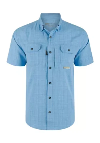 Men's Wingshooter Trey Cross Hatch Short Sleeve Shirt