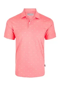 Men's Performance Print Polo Shirt