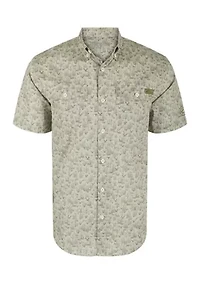 Men's Cotton Marsh Print Short Sleeve Shirt